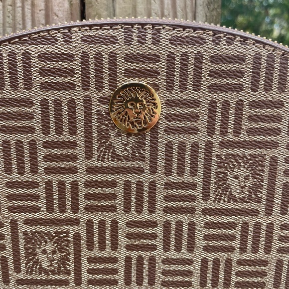 Patterned Crossbody Bag with Pink Strap - Picture 3 of 9